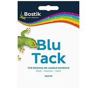 5 x Bostik Blu-tack Mastic Putty Adhesive Non-Toxic White 60g Ref 801127