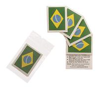 5 x Brasil Temporary Tattoo Set - Brasil Fan Tattoo Flag 2018 (5)
