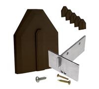 5 x Brown Side-Fix Conservatory Roof End Cap Kit Stop Slipped Polycarbonate or Glass Panels