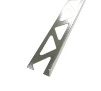 5 x Brushed Silver Chrome Metal 12.5mm Tile Trim