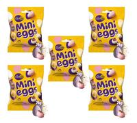 5 x Cad Mini Eggs Chocolate Eggs Bag 74g, Solid Milk Chocolate Eggs In A Crisp Sugar Shell Perfect For Sharing and Gifting For Kids and Adults for Easter Suitable for Vegetarians