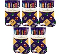 5 x Cadburry Christmas Stocking Chocolate Selection Box 174g | Cadbury Chocolate Stocking Selection Box 174g, 6 Bars, Dairy Milk & Twirl, Crunchie & Wispa, Festive Stocking Variety