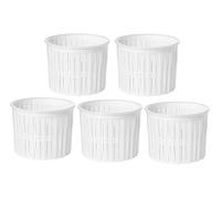 5 x Cheese Mould 10.1 x 9cm - Variations | Plastic Cheese Form | Basket for Cheese