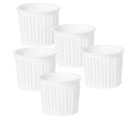 5 x Cheese Mould 9.2 x 8cm - Variations | Plastic Cheese Form | Basket for Cheese