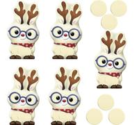 5 x Christmas White Chocolate Figure 88g - Festive Stocking Filler, Delicious Treat - Mr