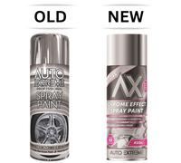 5 x Chrome Foil Mirror Metallic Effect Auto Spray Paint DIY Car Aerosol 400ml