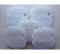 5 x Compatible SunSun HW-302 External Filter Media White Poly Filter Wool Pads For Aquarium Fish Tank Filtration