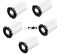 5 X Cotton Filter, Filter Material, For Henry Numatic Quick 915145 Nq100 Het100, Fresh And Clean, 12 X 12 X 19 Cm