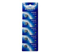 5 x CR1025 3V lithium button cell (1 blistercard a 5 batteries) branded Eunicell
