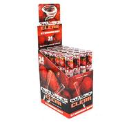 5 x CYCLONES CLEAR PRE ROLLED TRANSPARENT CONES IN VARIOUS FLAVOURS SOLD BY LOMILA (Strawberry)