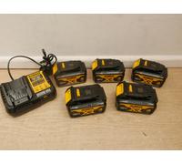 5 X DeWalt DCB182 18v 4 ah xr LI-ION batteries dcp580 dcs355 dcd796 dch273....