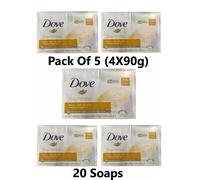 5 X Dove Nourishing Beauty Cream Bar Soap 4 X 90g (20 Soaps)