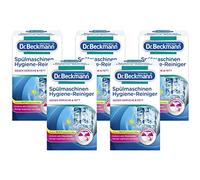 5 x Dr. Beckmann dishwasher hygiene cleaner 75 - actively removes residues