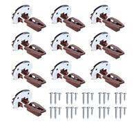 5 x Drawer Slides with Metal Back and Screw Drawers Rails and Slides Repair Parts for Chest of Drawers Durable Repair Parts for Dressers Bedside Drawers