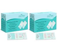 5 x Drug Test Kits Easy@Home 6 Panel Instant - Testing Marijuana (THC), Amphetamine(AMP), Benzodiazepines(BZO), Cocaine(COC), Opiates(Opiate 2000), Methamphetamine(MET/mAMP)-#EDOAP-264 (Pack of 2)