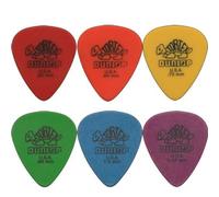 5 X Dunlop Tortex - Standard Plectrum Set (Pack of 6) - 0.5 - 1.14 mm