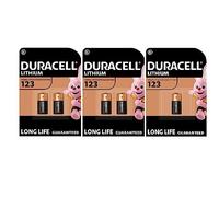 5 x Duracell 123 Lithium Batteries (2 Blister Packs of 2 Batteries + 1 Blister with 1 Battery) 5 Batteries (CR123 / CR123A / CR17345)