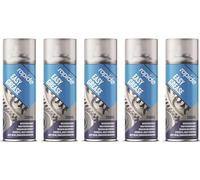 5 x Easy Grease Spray 250ml - High-Performance, Water-Resistant Synthetic Lubricant for Reducing Wear & Preventing Corrosion | Ideal for Hinges, Sliding Doors, Bikes & Tools
