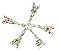 5 x Eiffel Tower Paris France Metal Charms, Great for jewellery making all Arts and Crafts, size 2cm x 1cm We have a range of similar products