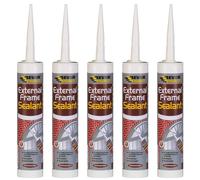 5 X EXTBR 310ml External Frame Acrylic Sealant - Brown