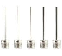 5 x fiXte Pump Needle Set Football Rugby Basketball Sport Air Pin Adapter Valve Stainless Steel