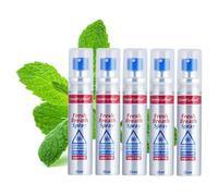 5 x Fresh Breath Spray Cool Mint Flavour Antibacterial Mouth Spray 25ml