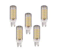 5 x G9 LED Light Bulb 220V 3000K Yellow Light 9W