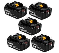 5 X Genuine Makita Bl1850 18V 5.0Ah Li-Ion Lxt Battery 5Ah Star Battery Bl1850B By Buyaparcel