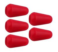 5 x Guitar Tips 3/5 Weight Guru Knob Electric Guitar Accessories Guitar Tips Metal/Wood Screw-on