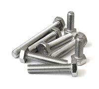 5 x Hex Head Set Screw Bolts M10 x 50mm, Fully Threaded,