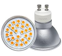 5 x High Power 5w LED GU10 Light Bulbs Warm White 27SMD Technology Energy Saver 450 Lumens