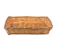 5 x Honey Natural Wicker Bread Basket Storage Hamper DisplayTray