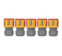 5 X Hozelock 2055 2075 Aqua Stop Plus Waterstop Hose Pipe Connector 1/2In