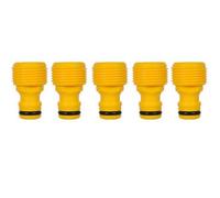 5 X Hozelock 2289 Garden Hose Threaded Adaptor 3/4In Bsp Male Thread 3/4