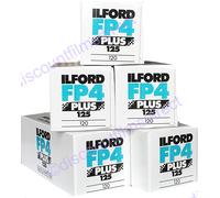5 x ILFORD FP4 125 120 ROLL CHEAP BLACK & WHITE FILM by 1st CLASS POST