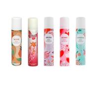 5 X Insette Body Spray Loose Set Fragrance 75ml Heart Xcite Crystal Virtue