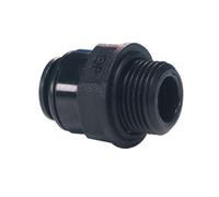 5 x John Guest 8mm x 3/8" BSP straight adaptor. JG Speedfit push fit PM010813E.