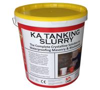5 x KA Tanking Slurry 25kg tubs Grey Water Proofing Damp Proofing for concrete and masonry