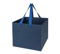 5 x Large Kraft Paper Gift Bag with Handle - Multicoloured Tote Bags Reusable for Birthday, Wedding, Christmas Party