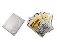 5 X Large Plastic Polythene Dust Sheet 4m x 5m / 13ft x 16ft Painting Masking Covering Furniture (5 x Large Plastic Polythene Dust Sheets)
