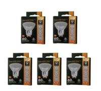 5 X LED GU10 5.5W 470 Lumen Warm White LAMP Downlight SPOTLIGHTS Light Bulb
