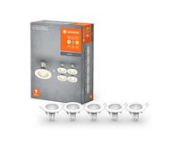 Ledvance 5X Spotlight Recess Set Incl Osram LED 2.6W GU10