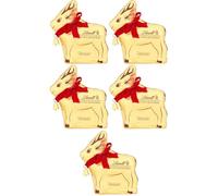5 x Lindt Chocolate Reindeer 100G - Ideal Christmas Chocolate Gift For Kids