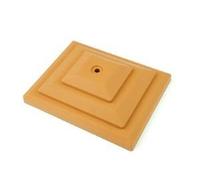 5 x Linic Plastic Fence Post Caps for a 4" X 3" (100mm x 750mm) Fence Post, Harvest Gold, Rot Proof. (GT0053) UK Made. Free UK Postage