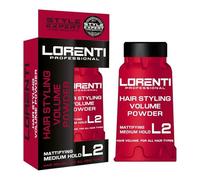 5 x Lorenti Hair Styling Powder Wax L2 | Mattifying Medium Hold | Volume Powder & 1Million Scent 30gr - (pack of 5)