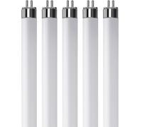 5 x Luxsa Lighting 6w 9inch 16mm by 225mm T5 White 3500k Bulkhead Emergency Caravan Tube