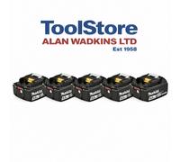 5 X Makita BL1850 5.0Ah 18V Lithium-Ion Battery (Genuine Makita 197280-8)