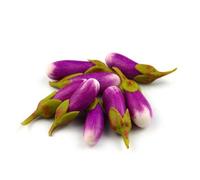 5 x MyTinyWorld Dolls House Miniature Handmade Egg Plant/Aubergines