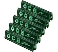 5 x OCB Slim PREMIUM KING SIZE CIGARETTE GUMMED ROLLING PAPER BOOK BOOKLET