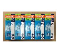 10 yes 10 Osram 20W = 25W G9 2pin Halopin Halogen Capsule Clear Dimmable bulb [EEK: D]